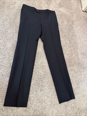 TALLIA Boys Black Formal Dress Pants